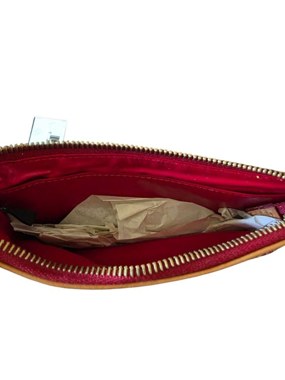 NWT Dooney & Bourke Pink Python Snake Leather Large Slim Wristlet Clutch Rare - Picture 13 of 16